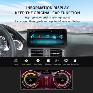 Autoradio Android 12 certifié CE 12,3 pouces 8+64G avec écran partagé et caméra AHD <span class=keywords><strong>pour</strong></span> Mercedes Benz Classe C W204 - Product Image 5
