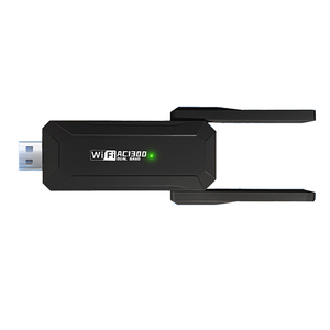 การ์ดเครือข่ายไร้สายแบบดูอัลแบนด์กิกะบิต 5G อินเทอร์เฟซ USB3.0 WIFI5 ความเร็ว 1200Mbps ภายนอกสำหรับแล็ปท็อป - Product Image 1
