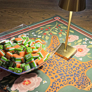 Tuiles de mahjong en acrylique, 160 pièces, style américain, jeu de société, cadeau pour la maison - Product Image 3