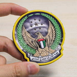 Écussons tactiques personnalisés en TPU souple avec logo en relief pour uniforme, unité spéciale Justiz, attaches auto-agrippantes, étiquettes de sécurité pour personnel - Product Image 1
