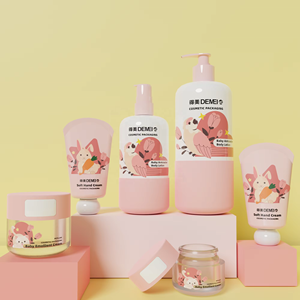 New Collection OEM/ODM <strong>Baby</strong> Skin Care Set 20g 30g Plastic Cream Jar Cosmetic Packaging for <strong>Lotion</strong> Bottle - Product Image 1