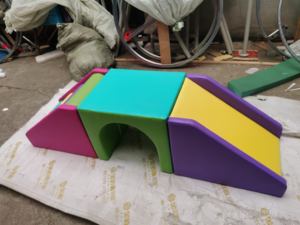 Beliebte White Purple Mädchen Kinder Softplay-Geräte Set Spielplatz Indoor-Klettern Softplay-Sets für Kinder Vermietung Combo Softplay - Product Image 5