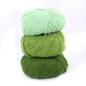 Gratis monsters diverse kleuren zacht worsted handbreigaren babygaren 5ply 50g melk katoenen garen voor haakgaren - Product Image 4