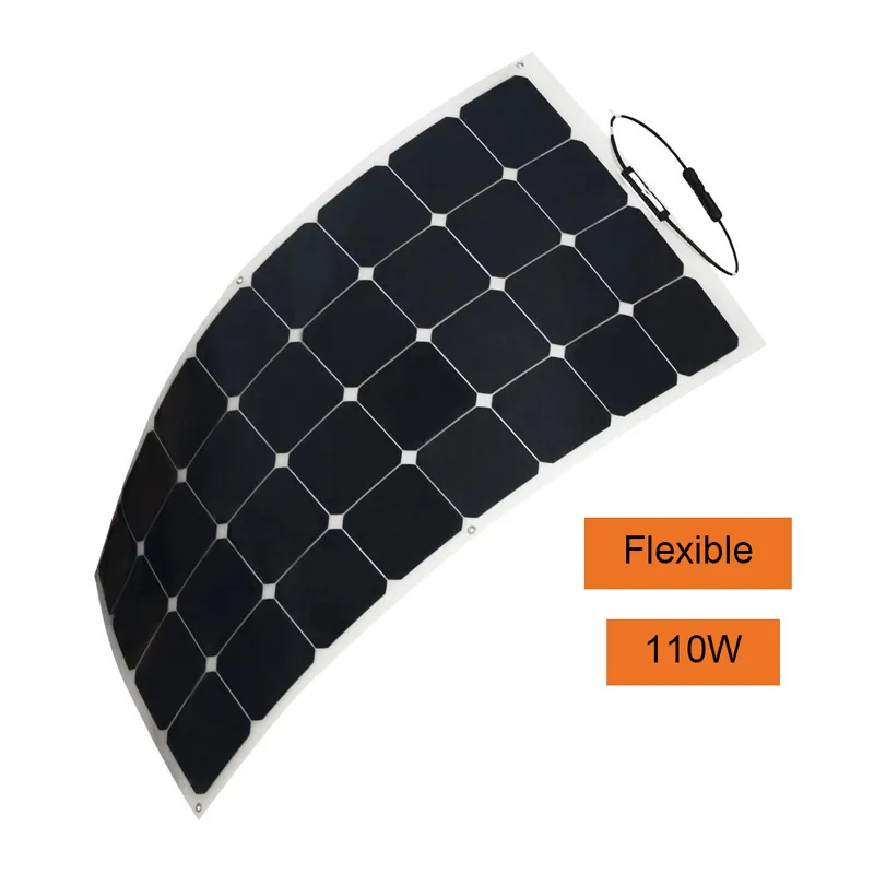 Paneles solares flexibles para coche, superligeros, 250 vatios