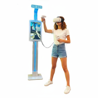 Nouveauté : simulateur de tir VR 9D, jeu d'arcade de tir, jeu interactif de tir VR avec manette