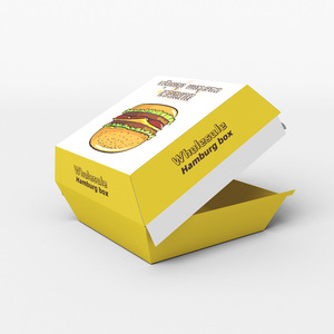 LOKYO Eco friendly degradable to go desechable comida rápida papas fritas pizza hamburguesa personalizada y caja de papas fritas - Product Image 2