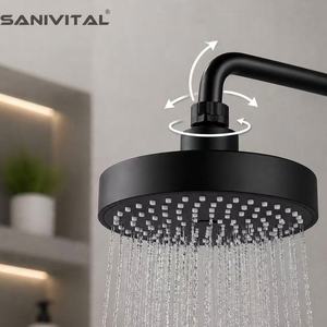 SANIVITAL Robinet <span class=keywords><strong>de</strong></span> <span class=keywords><strong>salle</strong></span> <span class=keywords><strong>de</strong></span> <span class=keywords><strong>bain</strong></span> à économie d'eau <span class=keywords><strong>de</strong></span> haute qualité, bec verseur à fonction unique, pommeau <span class=keywords><strong>de</strong></span> douche supérieur - Product Image 1