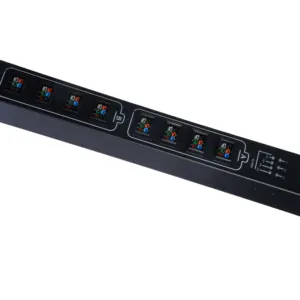 China Rack 3 Phase 346-480V 100A Heavy Duty High Power andersonconnector PDU con protección de interruptor