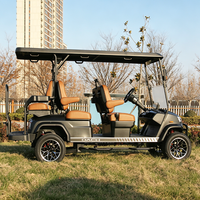 Voiture de golf électrique DC-G-F4+2, nouvelle arrivée, buggy de golf 6 places, chariot de golf personnalisé en usine, prix