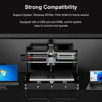 Machine de gravure CNC TWOTREES Diy Mini 3018 T8 pour la conception de portes en bois, taille de travail 300*180mm