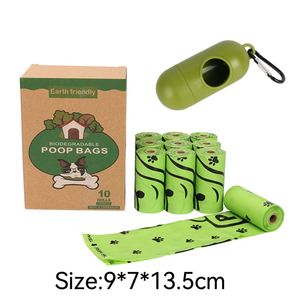 Sacs à déchets pour animaux de compagnie à usage extérieur, faciles à déchirer, avec conception anti-fuite, épais et durables, pour les promenades, les voyages et le camping - Product Image 3