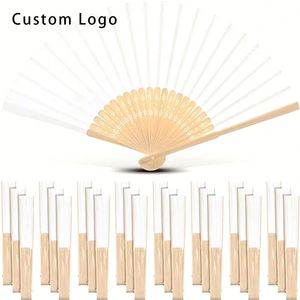 Abanico de Bambú Multifuncional Personalizado con Patrón Impreso en Serigrafía, Artesanía Tradicional para Amantes del Arte, Regalos Promocionales para el Hogar - Product Image 2
