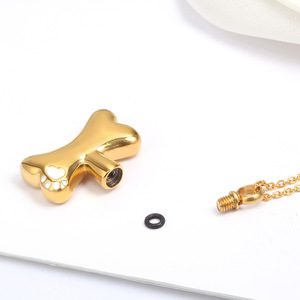 สร้อยคอสแตนเลสสำหรับใส่ขี้เถ้าขี้เถ้าสำหรับสัตว์เลี้ยง - Product Image 5