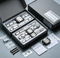 Guide linéaire micro, taille ultra-compacte, haute précision, fonctionnement fluide pour la mini-automatisation et les instruments de précision