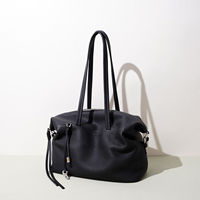 Sac à main vintage en cuir véritable Jingchen pour femme avec doublure en polyester, fermeture à glissière, deux sangles réglables