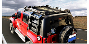 Personnalisé universel tout-terrain suv berline van acier pad vélo plat utilisé fer aluminium 4x4 rigide dessus supports à bagages <span class=keywords><strong>porte</strong></span>-bagages de toit de voiture - Product Image 6