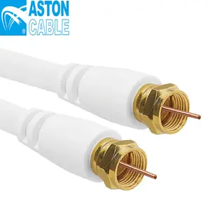 ASTON Factory Supply High Quality F Connector RG6 Coaxial Cable With Competitive Price BNC Male Connector