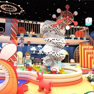 Factory Customized Commercial Indoor Kids Playground Mazes Design Large Trampoline Park Indoor Slide - Product Image 5