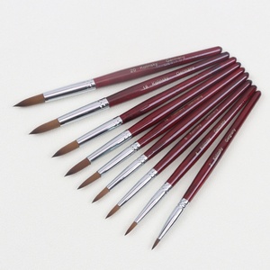 Hot-selling Nail Art <b>Brush</b> Engraving Pen Nail Powder <b>Brush</b> Wooden Handle Can Be Customized with Kolinsky Hair Nail <b>Brush</b> - Product Image 3