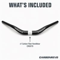 Guidon de trottinette électrique Carbonrevo réglable en hauteur, léger, installation facile, pièce de mise à niveau