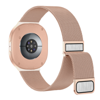 Bracelets RYB compatibles avec Samsung Galaxy Watch 8, bracelet en silicone et acier inoxydable sans interstice, bracelet de remplacement