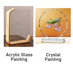 Pha Lê Slate Kỹ Thuật Số Sơn Dầu Gallery Bọc Vải Hoa Chủ Đề Trang Chủ Trang Trí Tường Nghệ Thuật Với Treo Trang Trí Nội Thất - Product Image 2