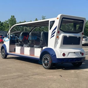 Véhicule de patrouille électrique pour stations balnéaires et communautés avec sièges à double rangée et capacité de charge élevée - Product Image 4