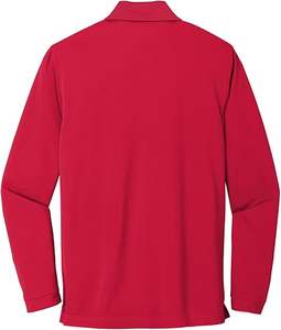 Bordado personalizado Costura Hombres Polos de manga larga Fit Polos - Product Image 4