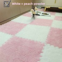 Service OEM professionnel pour les dalles de mousse emboîtables à surface pelucheuse avec emballage personnalisé