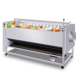 Mesin Pengupas Buah dan Sayur Harga Pabrik, Mesin Pencuci dan Pengupas Sayur dengan Sikat, Mesin Pencuci Buah dan Sayur - Product Image 3