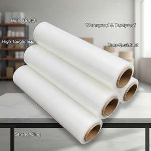 Film étirable transparent <span class=keywords><strong>de</strong></span> <span class=keywords><strong>type</strong></span> manuel en matériau biodégradable pour la conservation des aliments, l'emballage électronique et la protection des petits articles - Product Image 1