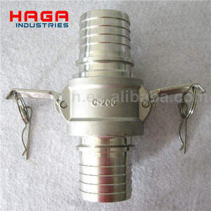 وصلات بنمط خيطية على شكل سن لولبي مصنوعة من الصلب الذي لا يصدأ DIN 2828 نوع E+D - Product Image 3