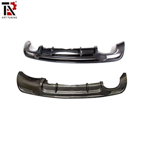 Difusor Trasero de Fibra de Carbono para <span class=keywords><strong>BMW</strong></span> Serie <span class=keywords><strong>1</strong></span> E82 128i <span class=keywords><strong>135i</strong></span> - Compatible con Escape Simple o Doble, Valance Trasero de Carbono Real - Product Image 1