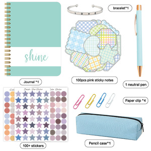 Nuevo Set de Cuaderno Kawaii para el Regreso a Clases, Kit de Diario para Scrapbooking, Caja de Regalo de Papelería Creativa - Product Image 1