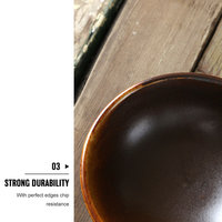 Petit bol à soupe de riz en céramique, bol à glace et à dessert en porcelaine pour hôtel, modèle japonais, vente en gros directement d'usine,