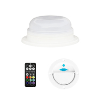 Ampoules décoratives LED à télécommande, étanches IP65, changement de couleur RVB, lampes de nuit à intensité variable, batterie au lithium, Noël