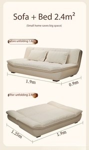 Divano Letto Moderno di Lusso Convertibile Pieghevole Multifunzionale <span class=keywords><strong>per</strong></span> Arredamento Soggiorno - Product Image 6