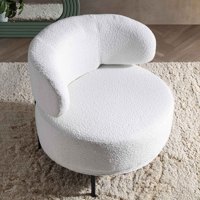 Chaises d'appoint en velours à aile complète, fauteuil simple moderne pour salon, maison, café, salon