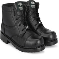 Bottes en cuir pour hommes, à lacets, chaussures d'extérieur élégantes, semelle antidérapante, doublure intérieure douce et rembourrée, bottes confortables et durables