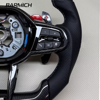 Volant léger en fibre de carbone de style CS conçu pour les voitures BMW G20 G30 G80 G87 F82 F90 M3 M4 M5 M2 M440i