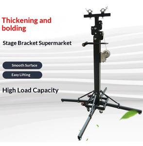 Soporte de Iluminación Telescópico de Servicio Pesado de 6 m, Torre de Elevación de Escenario Plegable de 7 Secciones, Carga de 250 kg, para DJ, Eventos, Espectáculos, Conciertos - Product Image 2