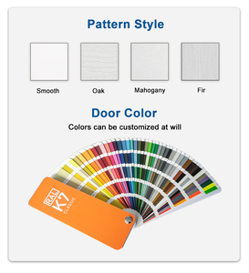 <span class=keywords><strong>Puerta</strong></span> Exterior de Fibra de Vidrio Precolgada Fangda con 2 Paneles Laterales y Textura Lisa, Puertas Dobles de <span class=keywords><strong>Entrada</strong></span> Modernas para Apartamentos - Product Image 6