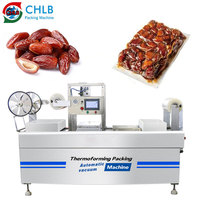 Machine d'emballage automatique pour dattes séchées, film étirable, thermoformage, emballage sous vide pour dattes arabes