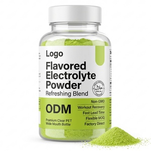 Poudre d'électrolytes aromatisée antioxydante Halal ODM à délai <span class=keywords><strong>de</strong></span> livraison rapide, MOQ flexible, pour la récupération post-entraînement et le soutien immunitaire, directement <span class=keywords><strong>de</strong></span> l'usine - Product Image 1