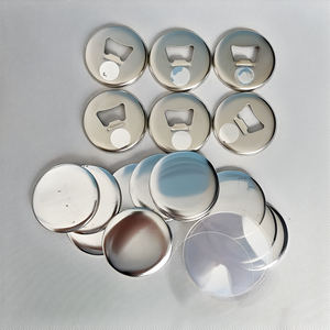 Hochwertiges 58mm magnetisches Zinn knopf abzeichen mit Flaschenöffner-Anzug geschenken Kunden spezifisches Tierlogo - Product Image 1