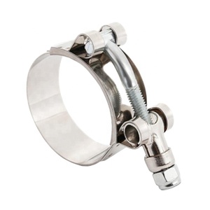 Cổ phiếu có sẵn áp lực cao công nghiệp đánh bóng linh hoạt mùa xuân t Bolt <span class=keywords><strong>Hose</strong></span> thép không gỉ Kẹp Heavy Duty Metric/inch - Product Image 4