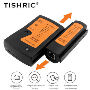 Testeur de câble réseau NSS-468A TISHRIC RJ45 + RJ11, détecteur de ligne, testeur de ligne téléphonique, appareils réseau efficaces - Product Image 4