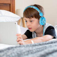 Casque filaire licorne avec micro pour filles, musique stéréo, écouteurs pour PC, téléphone, casques, cadeaux pour enfants, garçons, écouteurs pour enfants