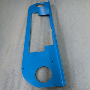 Fabrication OEM de tôles métalliques, boîtier de panneau de commande de forme spéciale, couvercle d'équipement avec découpes rondes et rectangulaires - Product Image 5