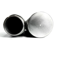 Cartouche filtrante en titane fritté poreux sur mesure haute pression de 10 pouces, taille de pores 0,5-300 µm, débit 500 L/heure gaz/liquide